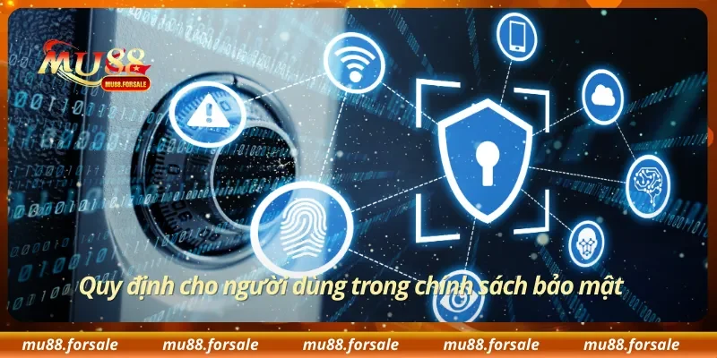Quy định cho người dùng trong chính sách bảo mật